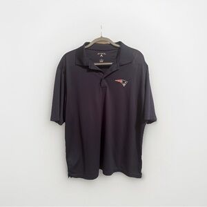 Men's Navy Patriots Polo with Embroidered Team Mark
